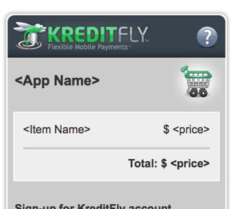 Kreditfly App - Purchase screen