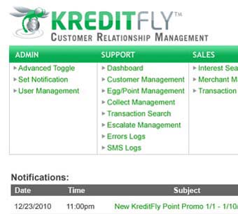 Kreditfly CRM Dashboard